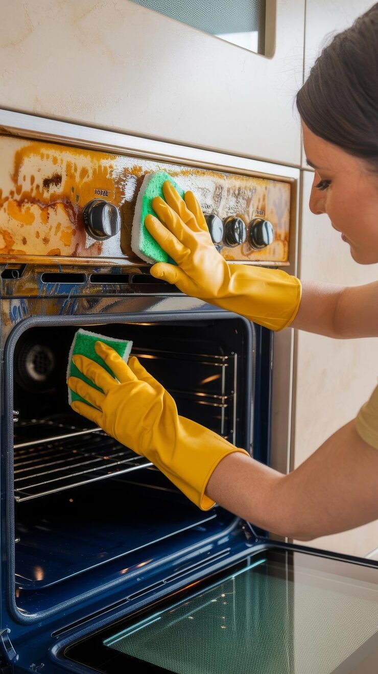 Чистка духовки
